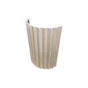 WOODFLEX Flexible Wooden Slat Wall Panel - Oak Veneer - 2700mm x 595mm - Triangle gallery detail image