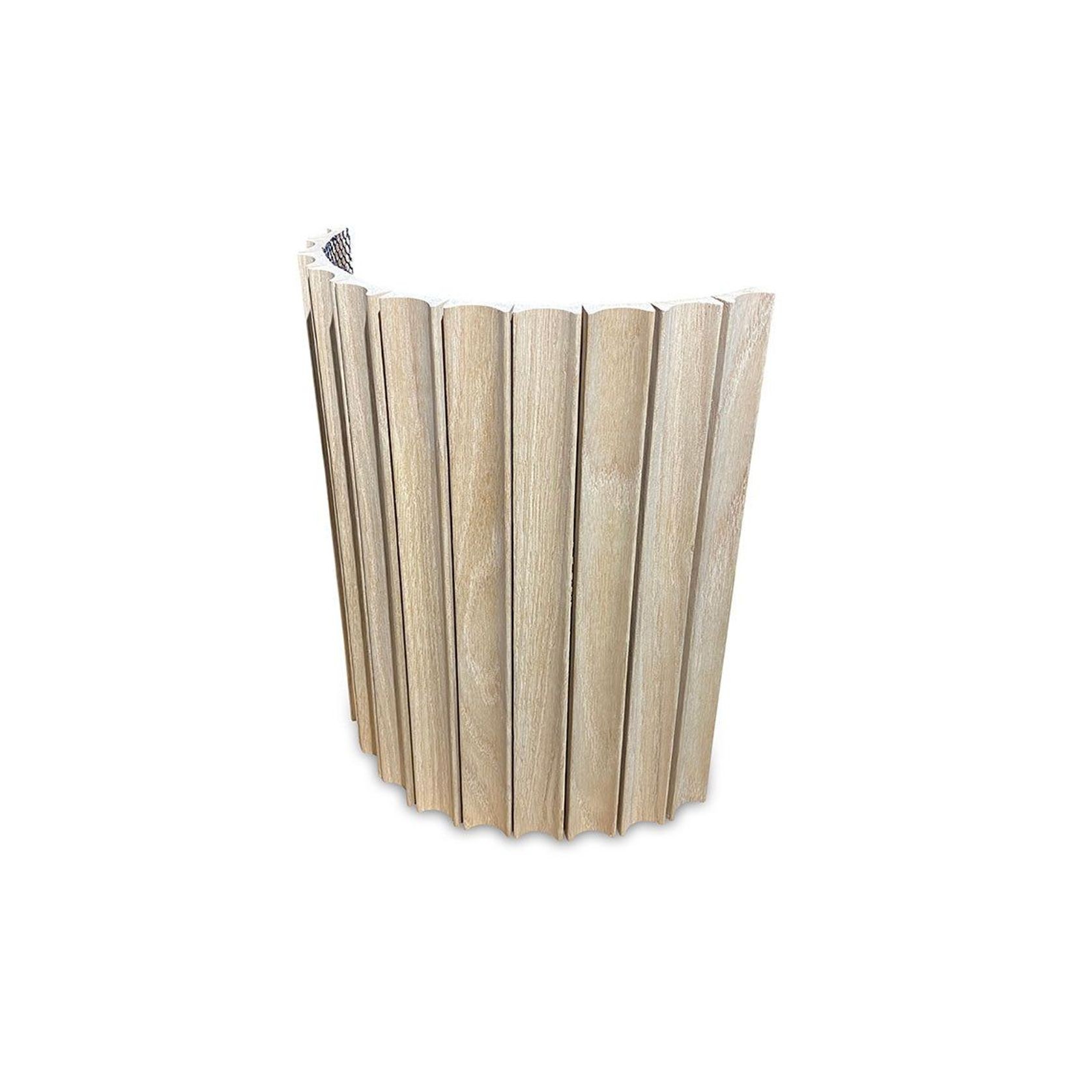 WOODFLEX Flexible Wooden Slat Wall Panel - Oak Veneer - 2700mm x 595mm - Wave gallery detail image