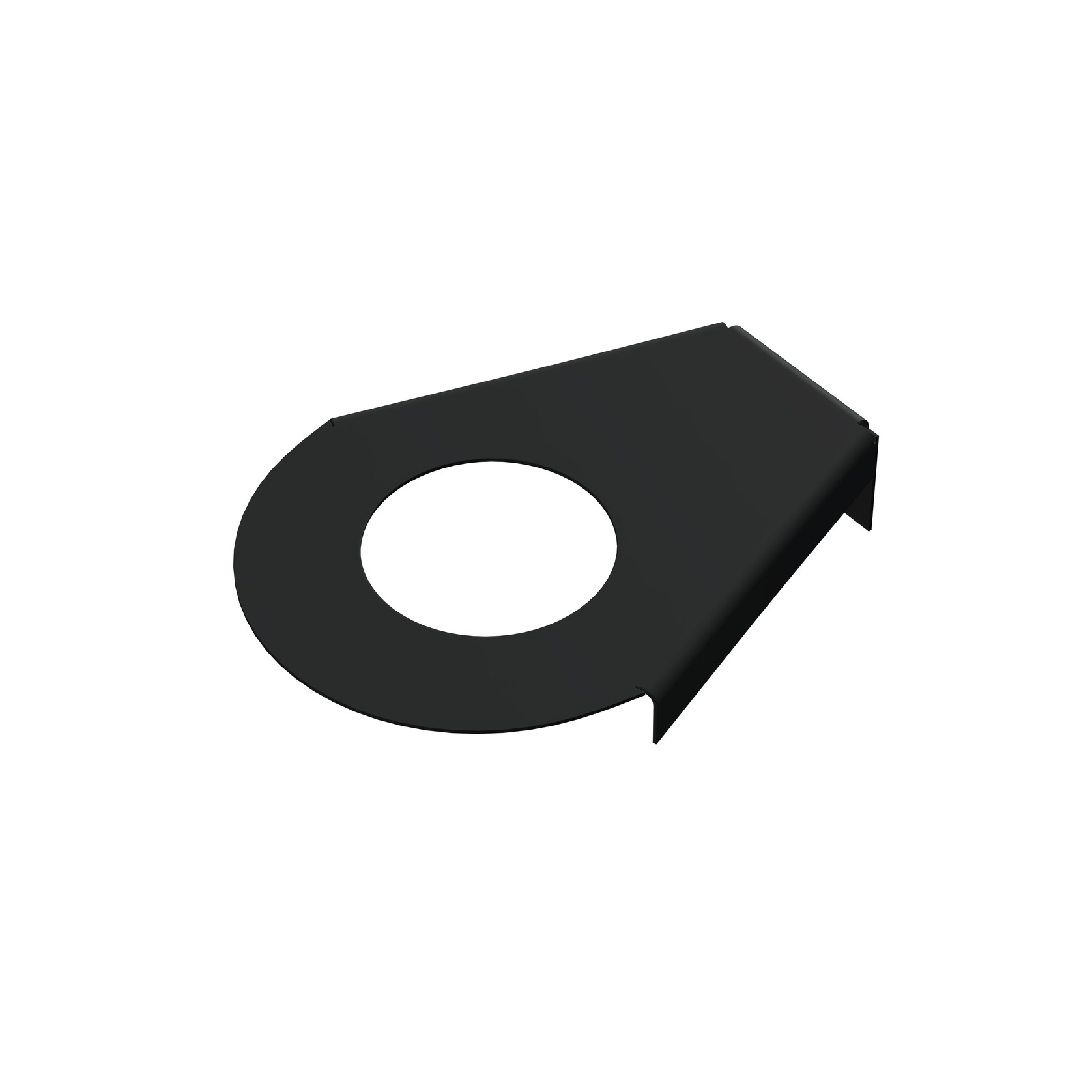 Wall Hung Basin Bracket Black gallery detail image