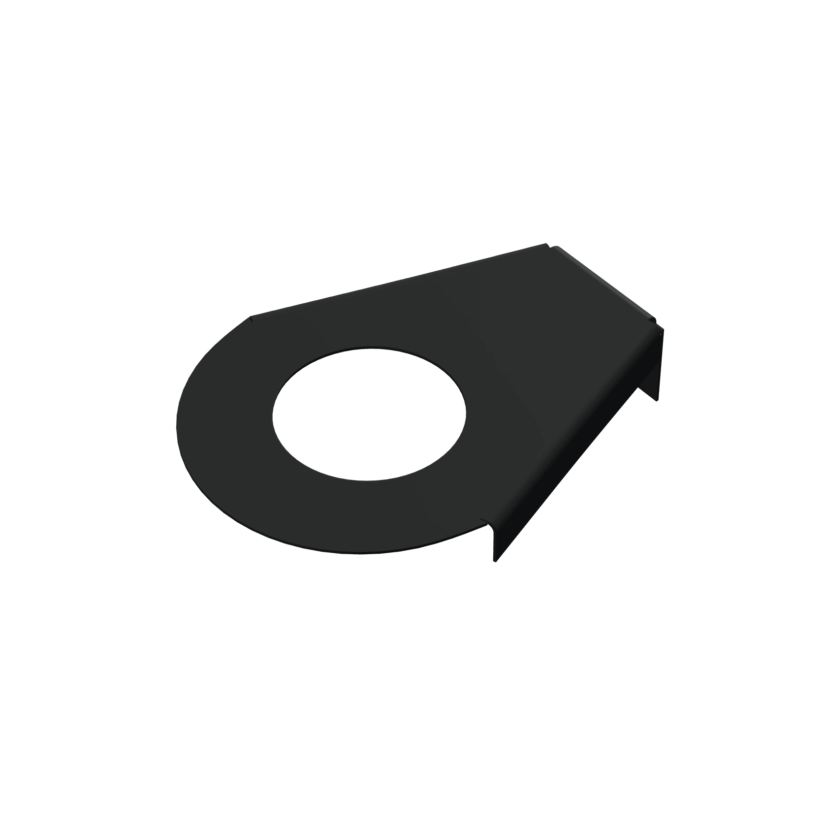 Wall Hung Basin Bracket Black gallery detail image