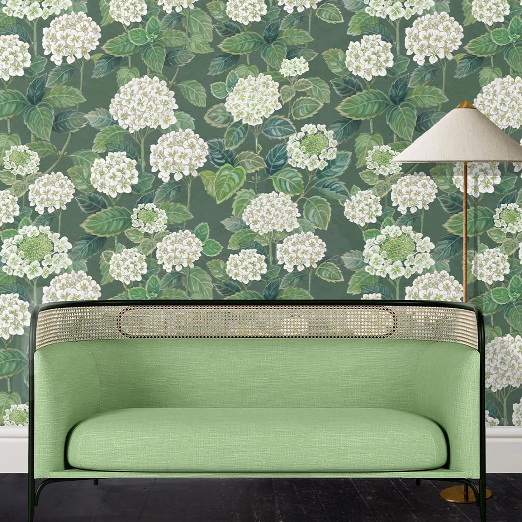Hydrangea Garden Wallpaper gallery detail image