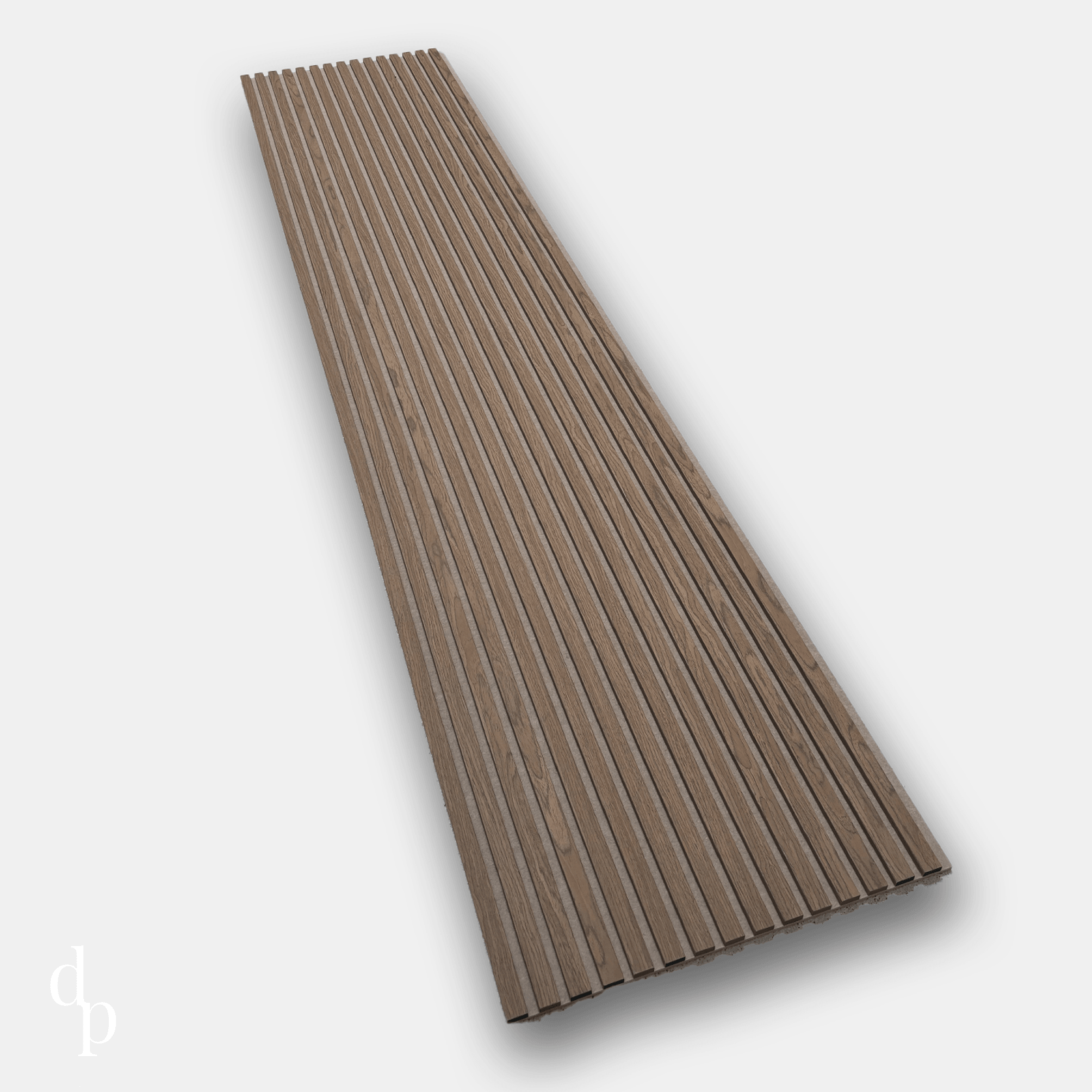 Walnut | Acoustic Panel (Black Felt) gallery detail image