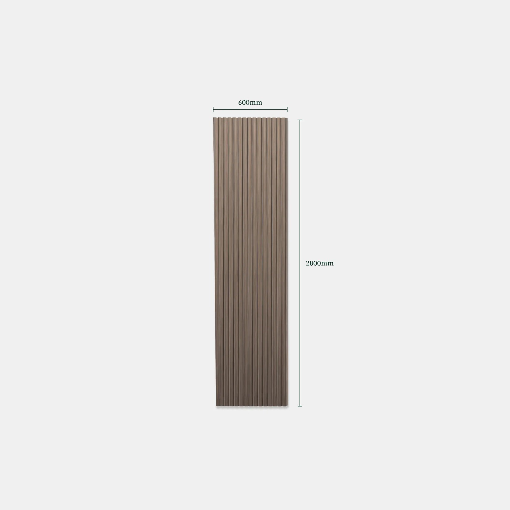 Walnut | Acoustic Panel (Beige Felt) gallery detail image