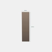 Walnut | Acoustic Panel (Beige Felt) gallery detail image