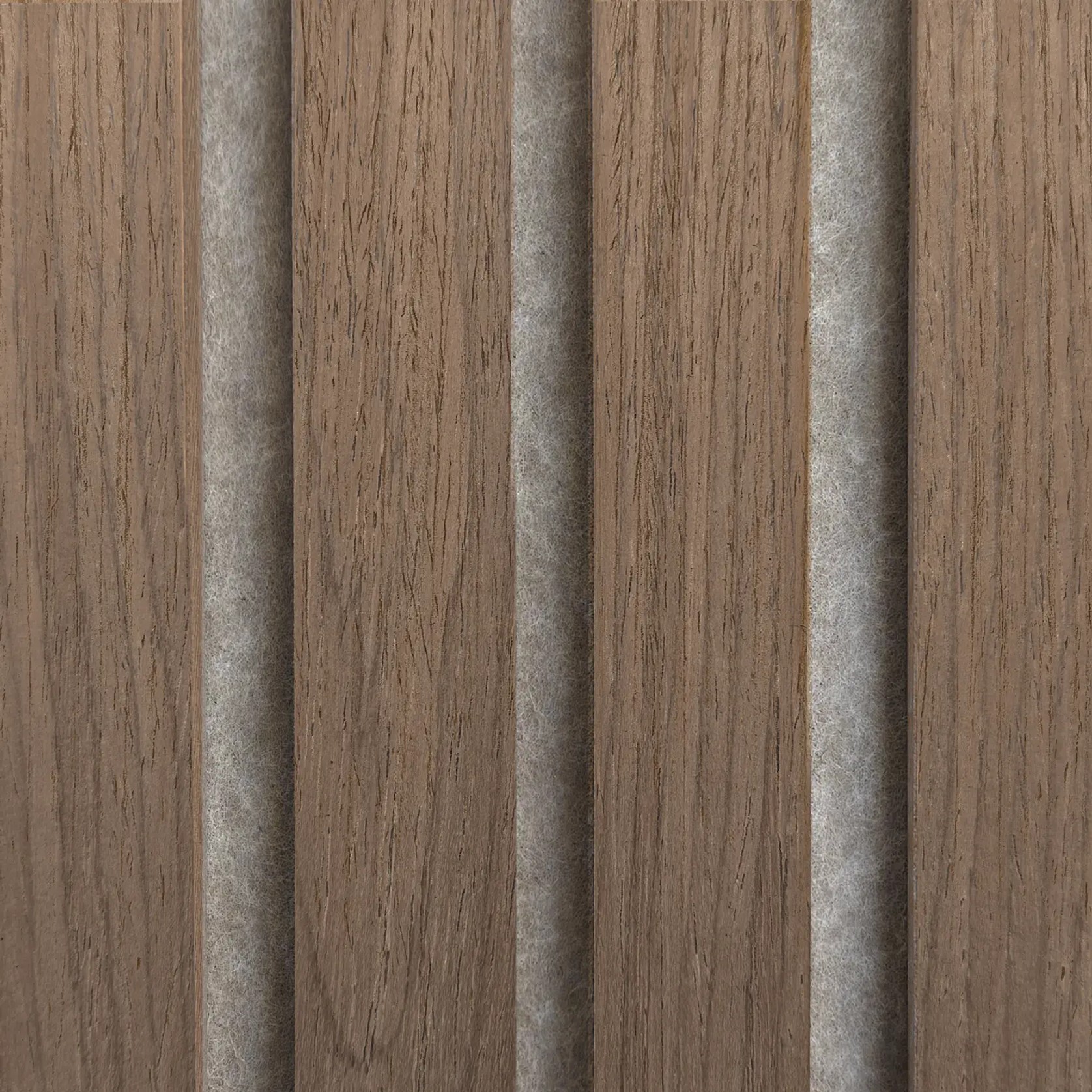 Walnut | Acoustic Panel (Beige Felt) gallery detail image