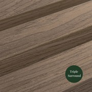 Walnut | Acoustic Panel (Beige Felt) gallery detail image
