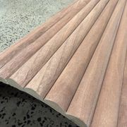 WOODFLEX Flexible Wooden Slat Wall Panel - Walnut Veneer - 2700mm - Half Round 27mm gallery detail image