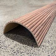 WOODFLEX Flexible Wooden Slat Wall Panel - Walnut Veneer - 2700mm - Half Round 27mm gallery detail image