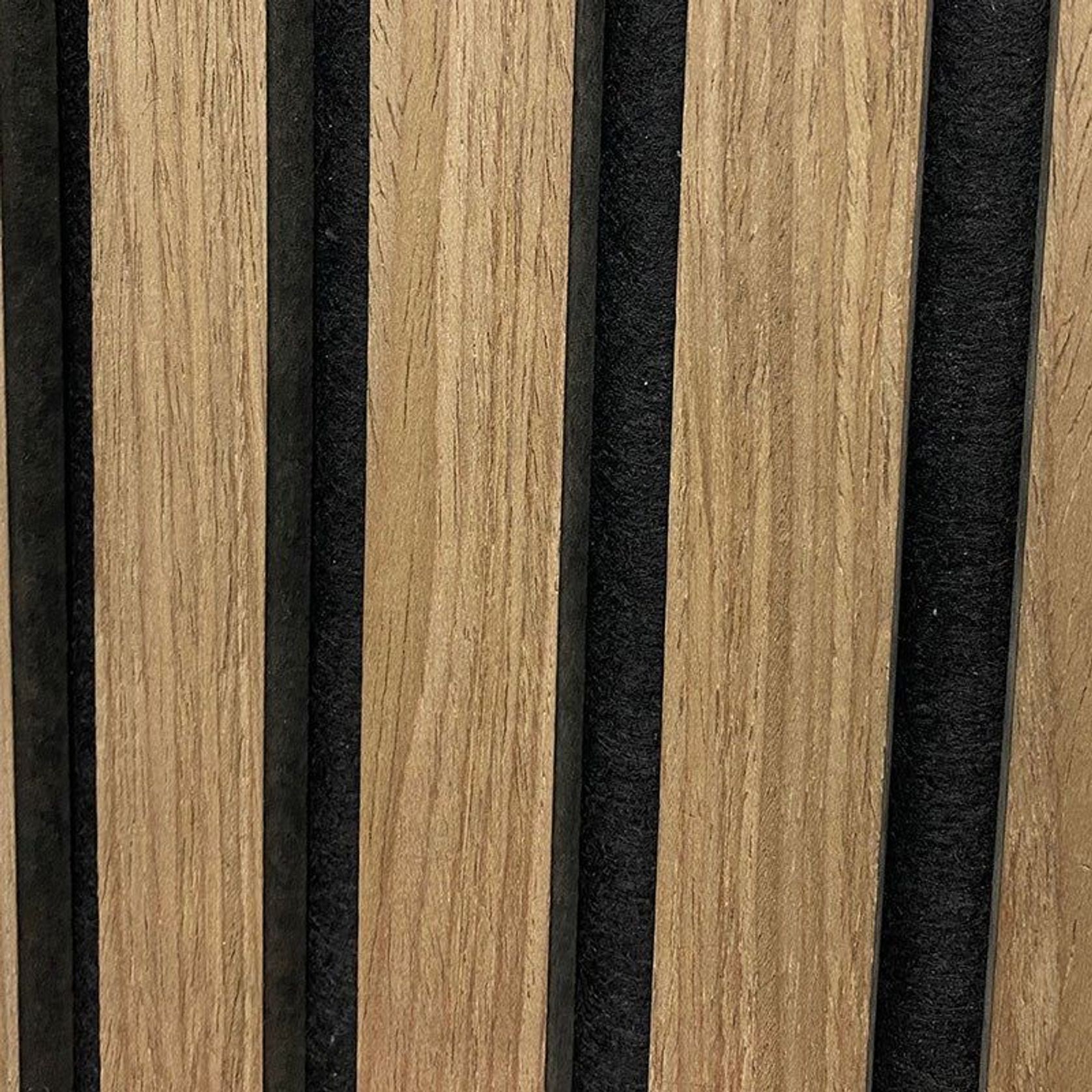 WOODFLEX Flexible Acoustic Wood Slat Wall Panel, Walnut Veneer - 2700mm x 600mm gallery detail image