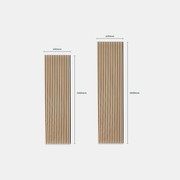 Coastal Oak | Acoustic Panel (Black Felt) gallery detail image