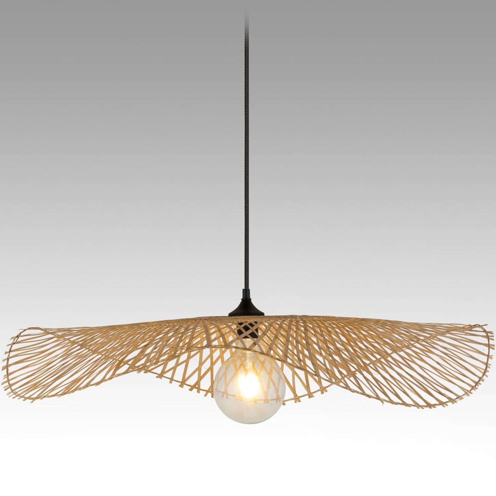 Wave Pendant Light - 850 (Natural) gallery detail image