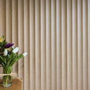 WOODFLEX® FLOW Flexible Wooden Wall Panel - Oak Veneer - 2700mm x 600mm - Wave 37.5mm gallery detail image