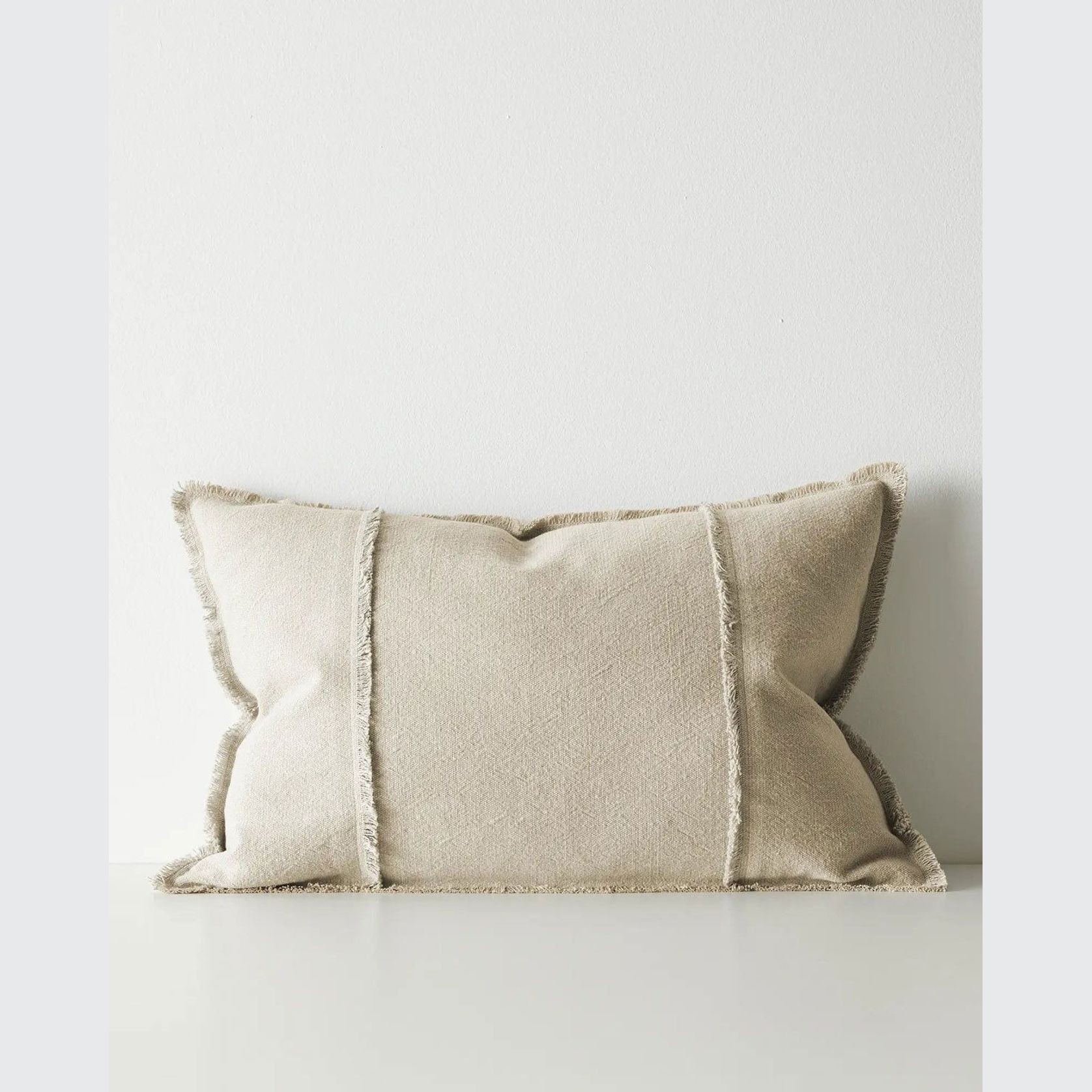 Weave Home Adela Cushion - Cashmere | Linen Blend gallery detail image