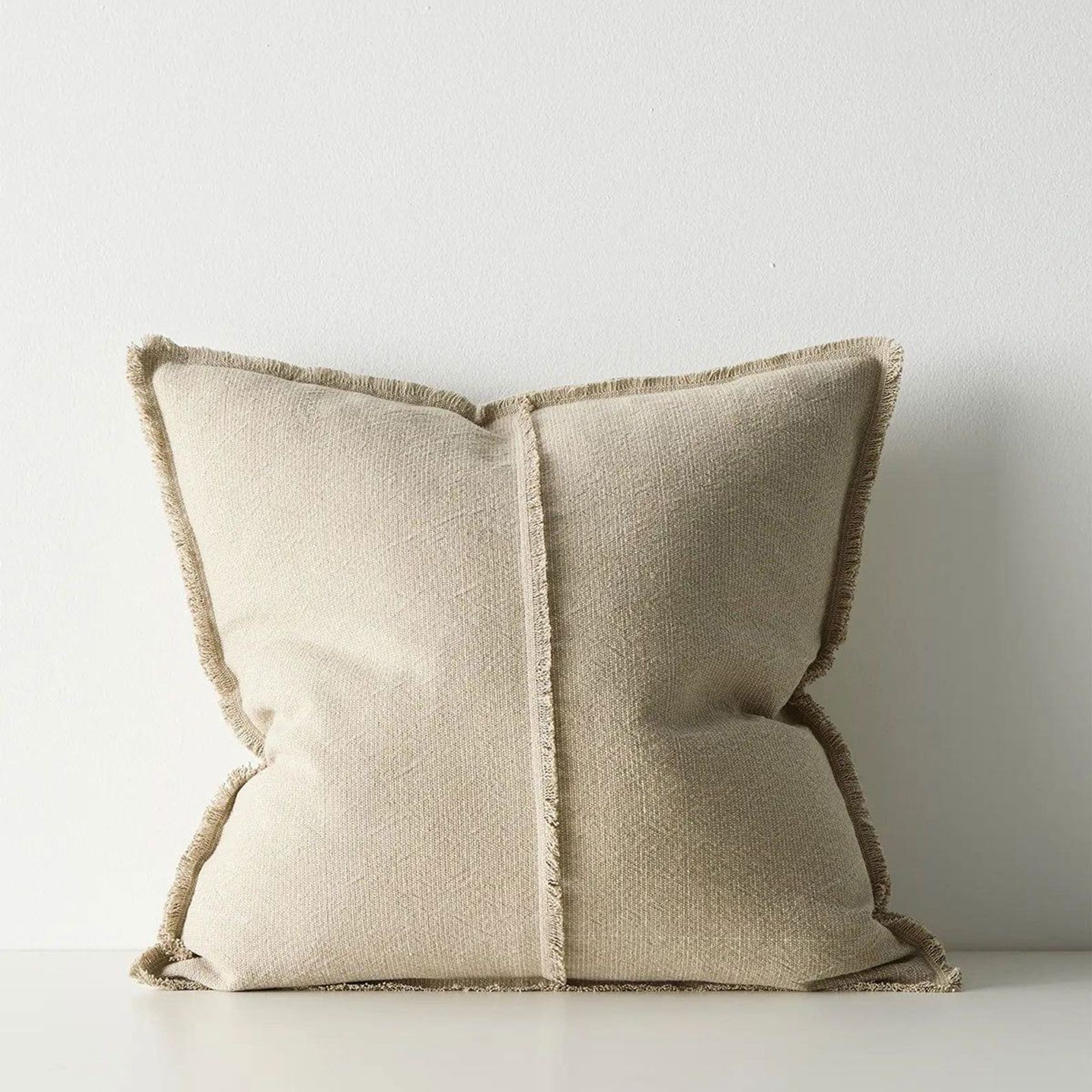 Weave Home Adela Cushion - Cashmere | Linen Blend gallery detail image