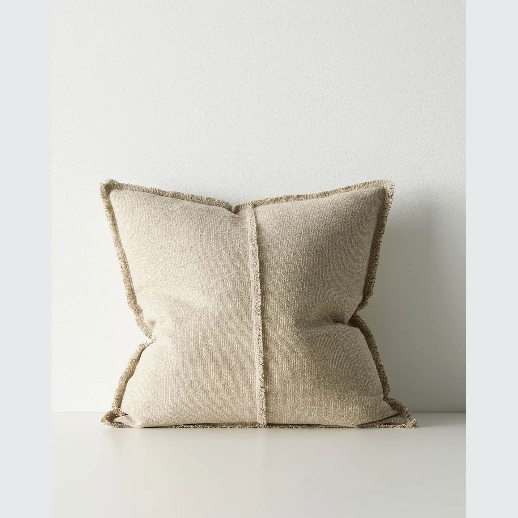 Weave Home Adela Cushion - Cashmere | Linen Blend gallery detail image