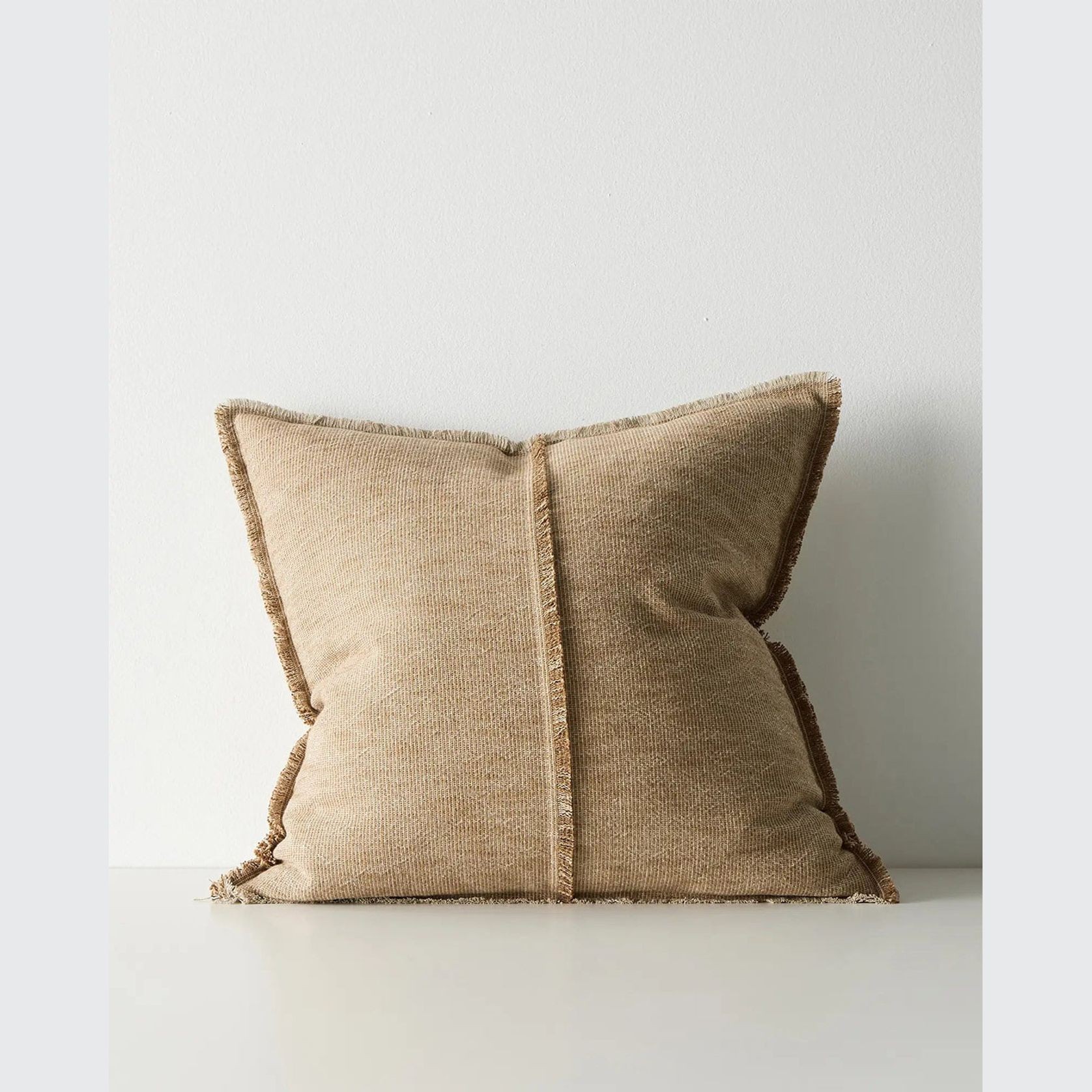 Weave Home Adela Cushion - Desert | Linen Blend gallery detail image