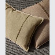Weave Home Adela Cushion - Forest | Linen Blend gallery detail image