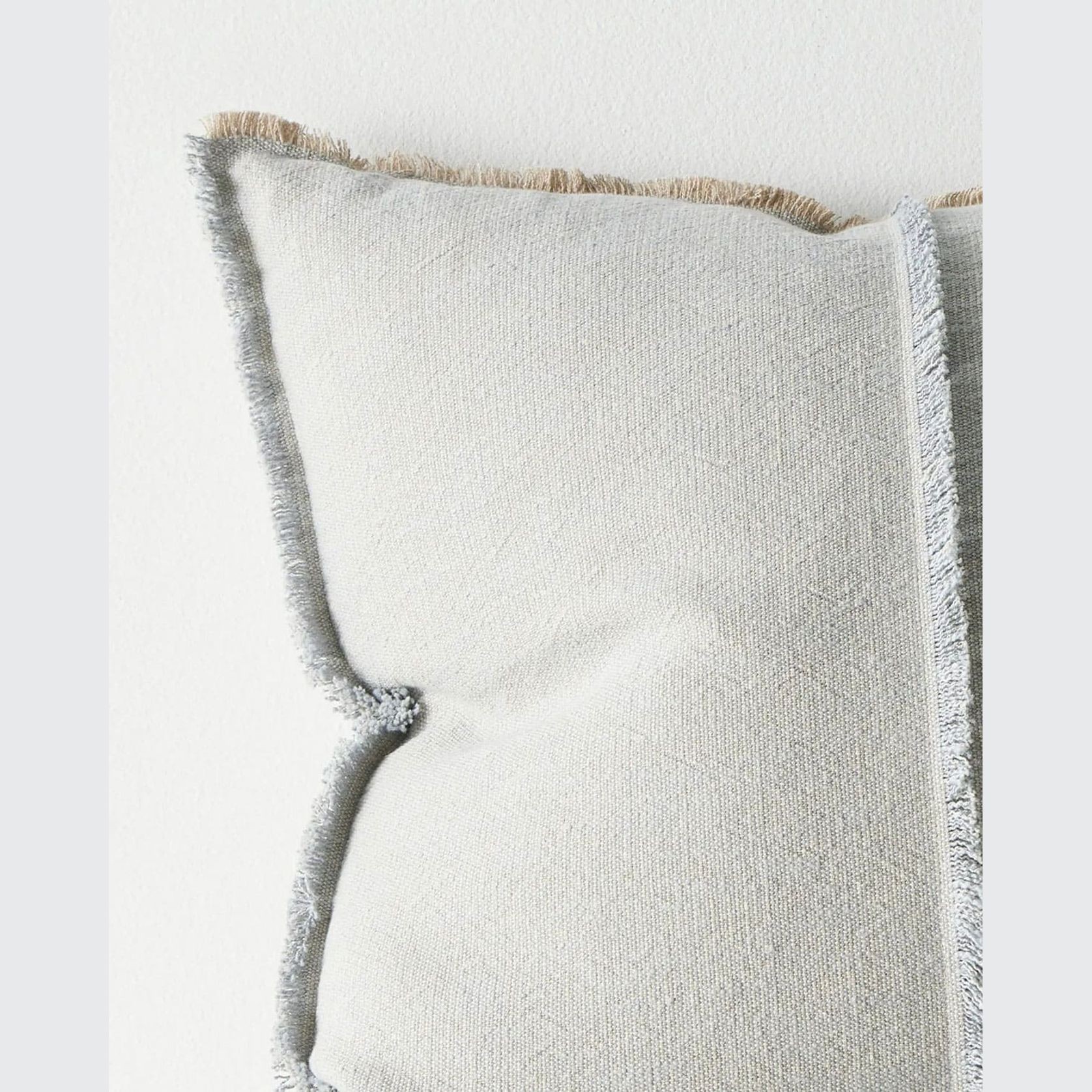 Weave Home Adela Cushion - Haze | Linen Blend gallery detail image