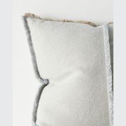Weave Home Adela Cushion - Haze | Linen Blend gallery detail image