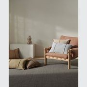 Weave Home Adela Cushion - Haze | Linen Blend gallery detail image