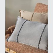 Weave Home Adela Cushion - Haze | Linen Blend gallery detail image