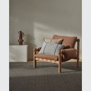 Weave Home Adela Cushion - Haze | Linen Blend gallery detail image