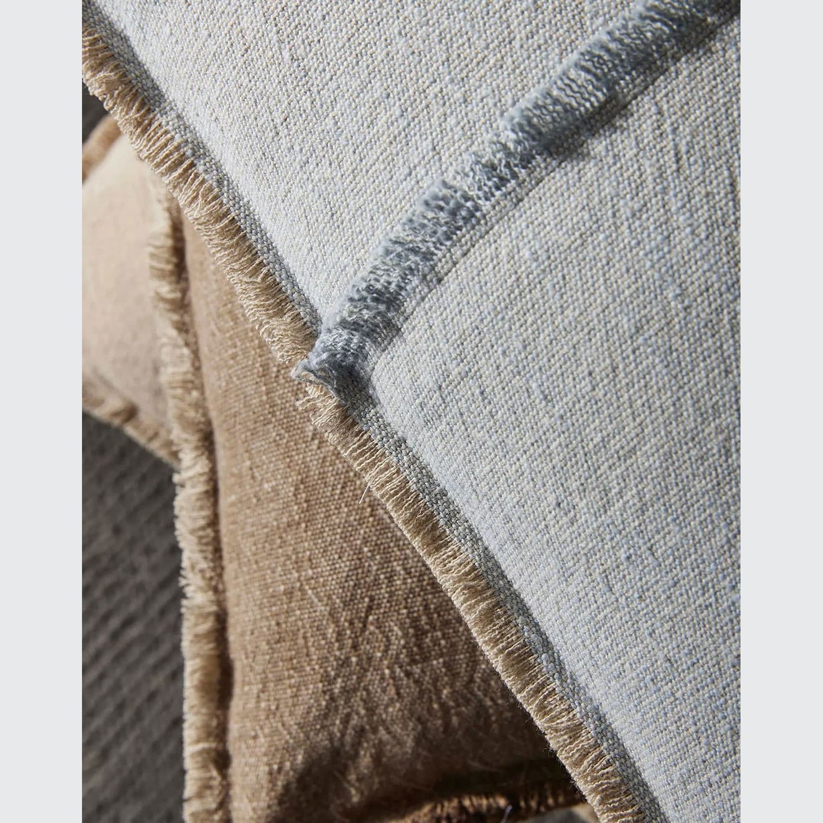 Weave Home Adela Cushion - Haze | Linen Blend gallery detail image