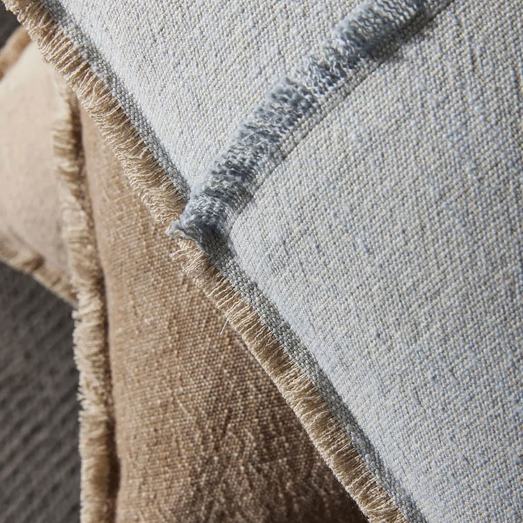 Weave Home Adela Cushion - Haze | Linen Blend gallery detail image