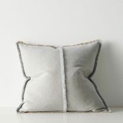 Weave Home Adela Cushion - Haze | Linen Blend gallery detail image