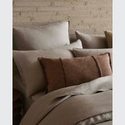 Weave Home Adela Cushion - Rust | Linen Blend gallery detail image
