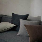 Weave Home Alba Cushion - Bark gallery detail image
