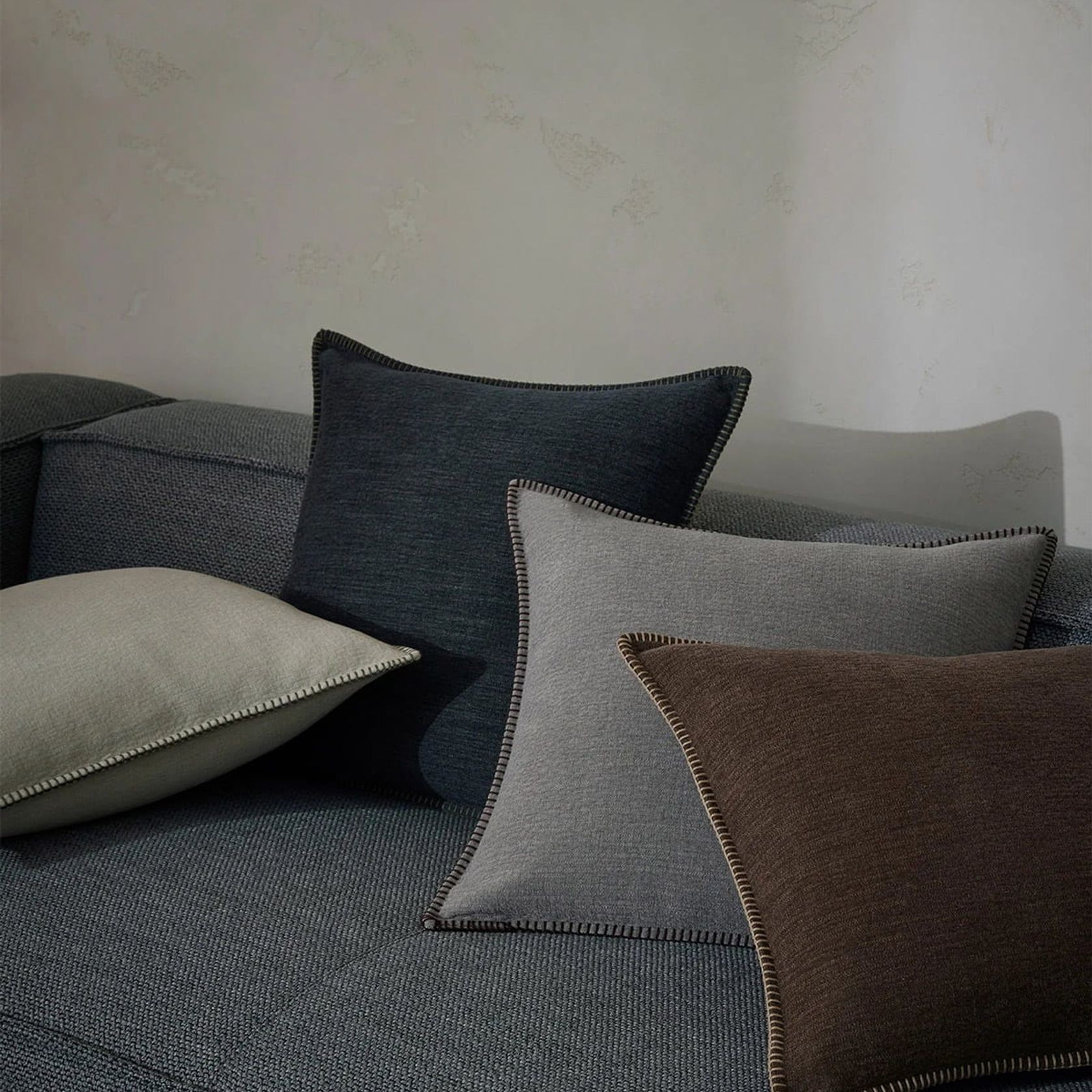 Weave Home Alba Cushion - Bone gallery detail image