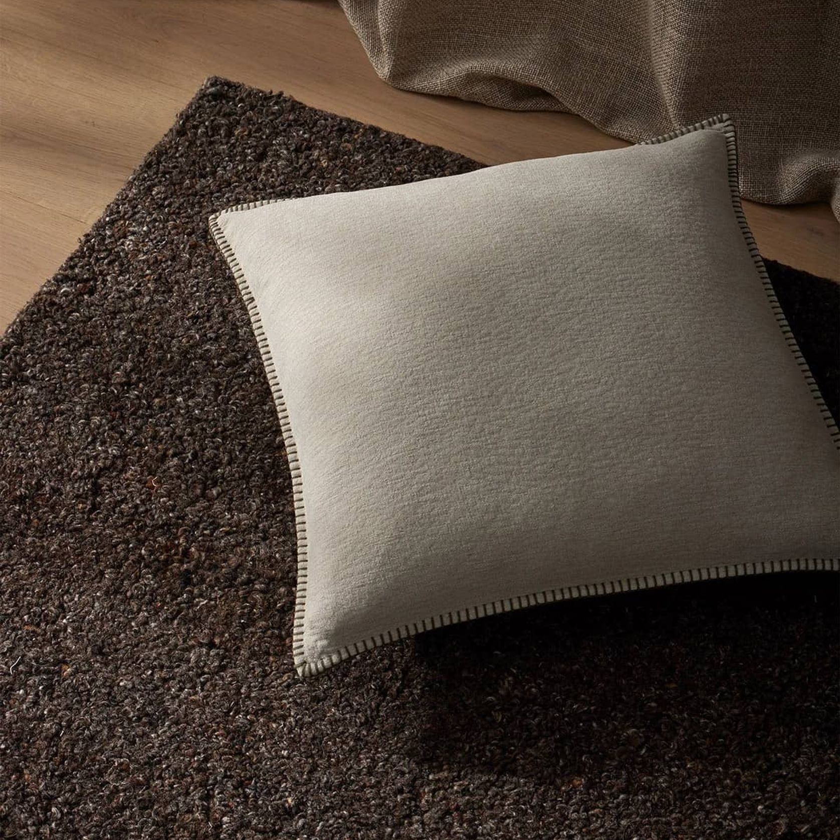 Weave Home Alba Cushion - Bone gallery detail image
