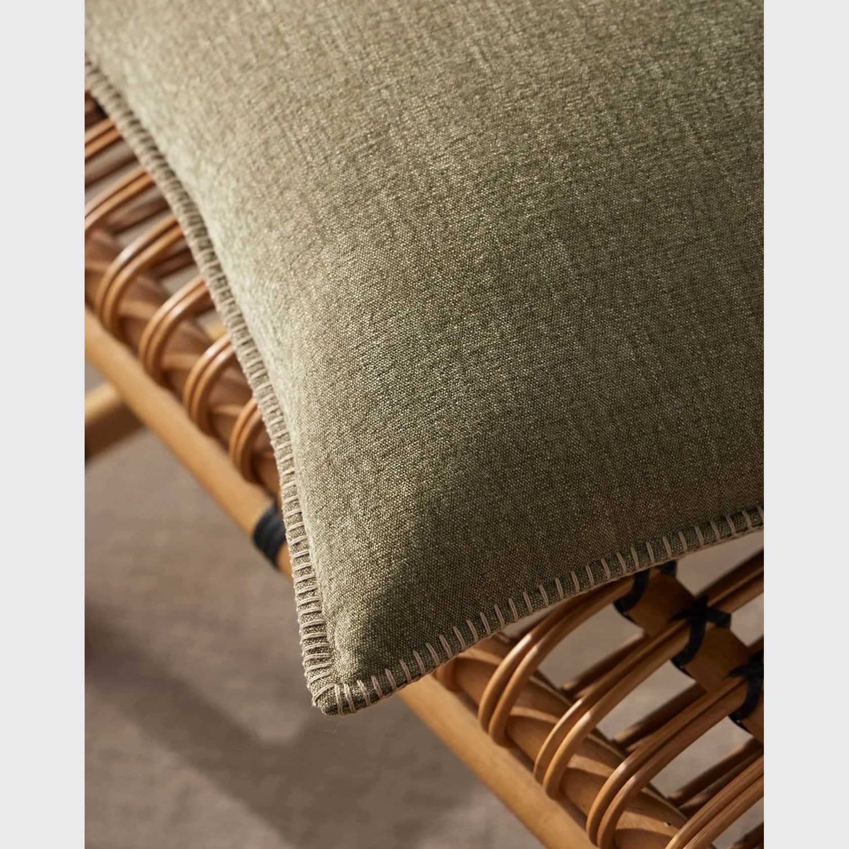 Weave Home Alba Cushion - Moss gallery detail image