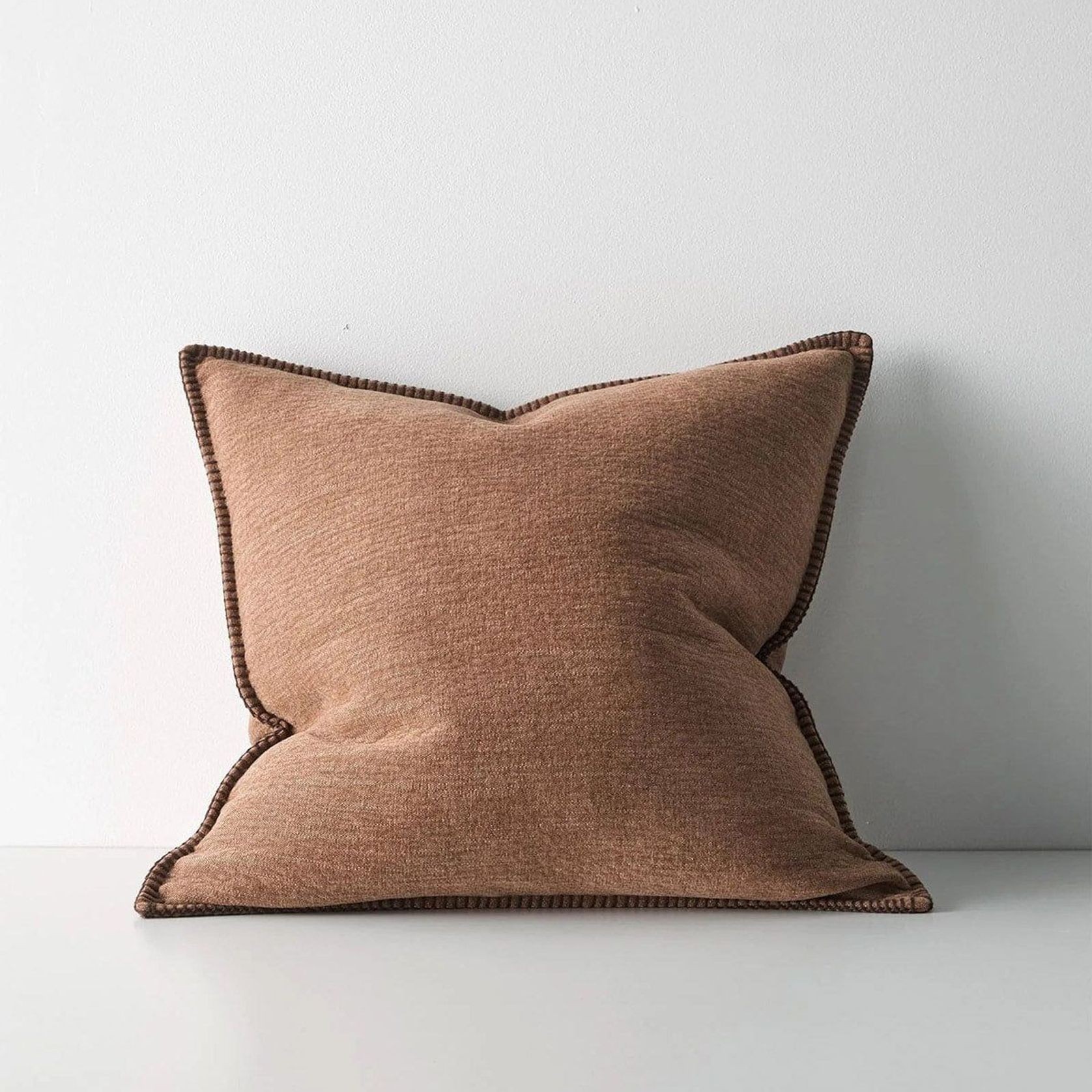 Weave Home Alba Cushion - Rust gallery detail image