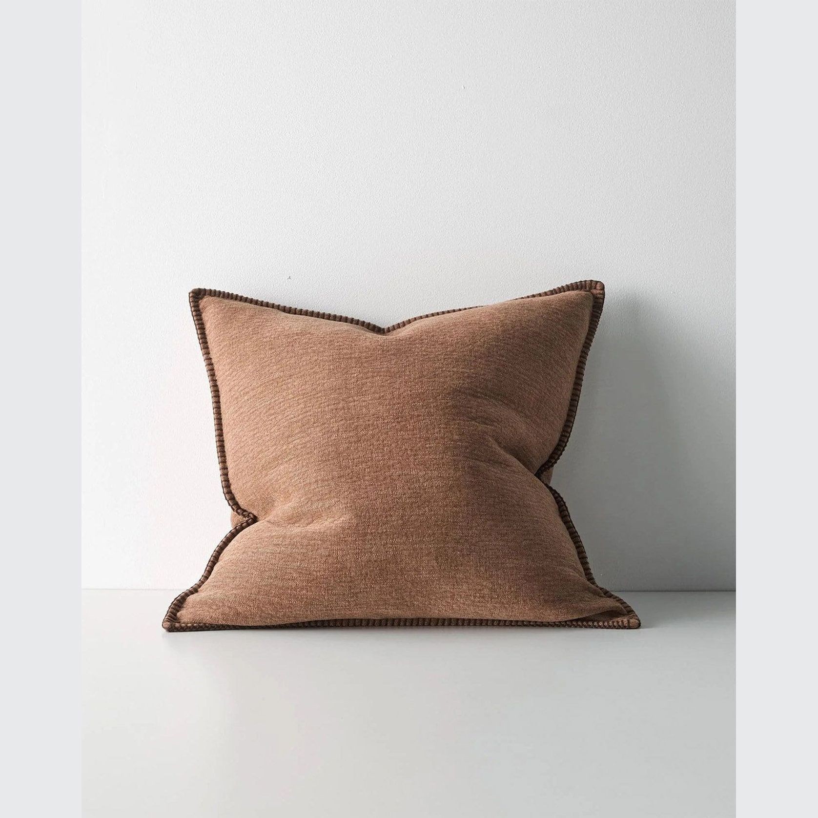 Weave Home Alba Cushion - Rust gallery detail image