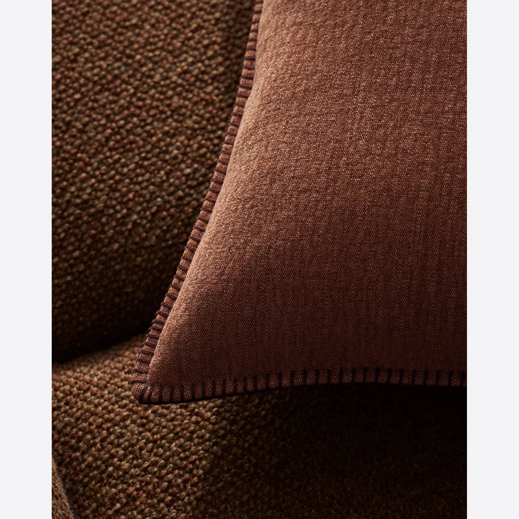 Weave Home Alba Cushion - Rust gallery detail image