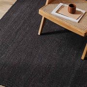 Weave Home Cadiz Rug - Charcoal | Jute gallery detail image
