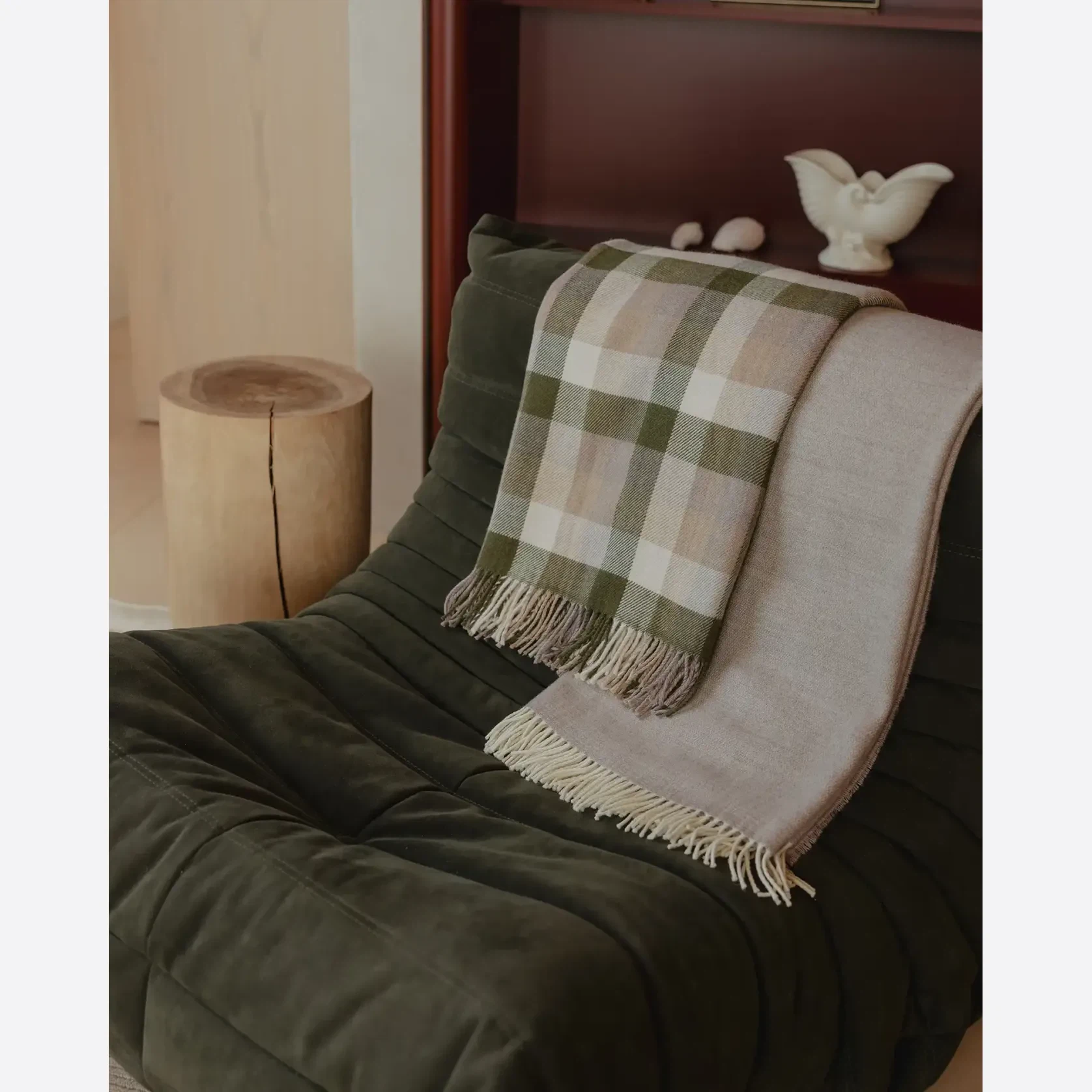 Weave Caldwell Wool Throw Blanket - Landscape gallery detail image