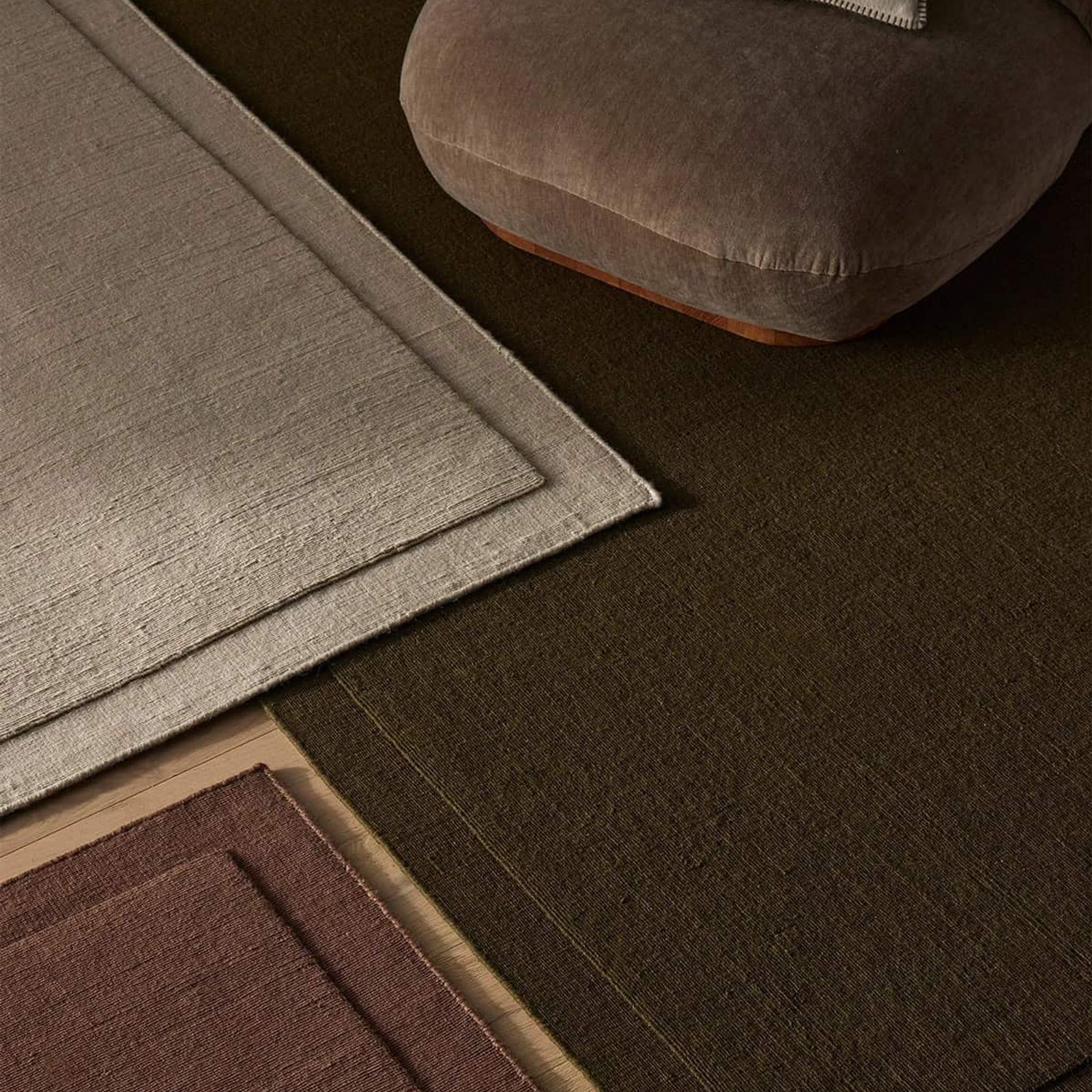 Weave Cassio 100% Wool Rug - Fog gallery detail image