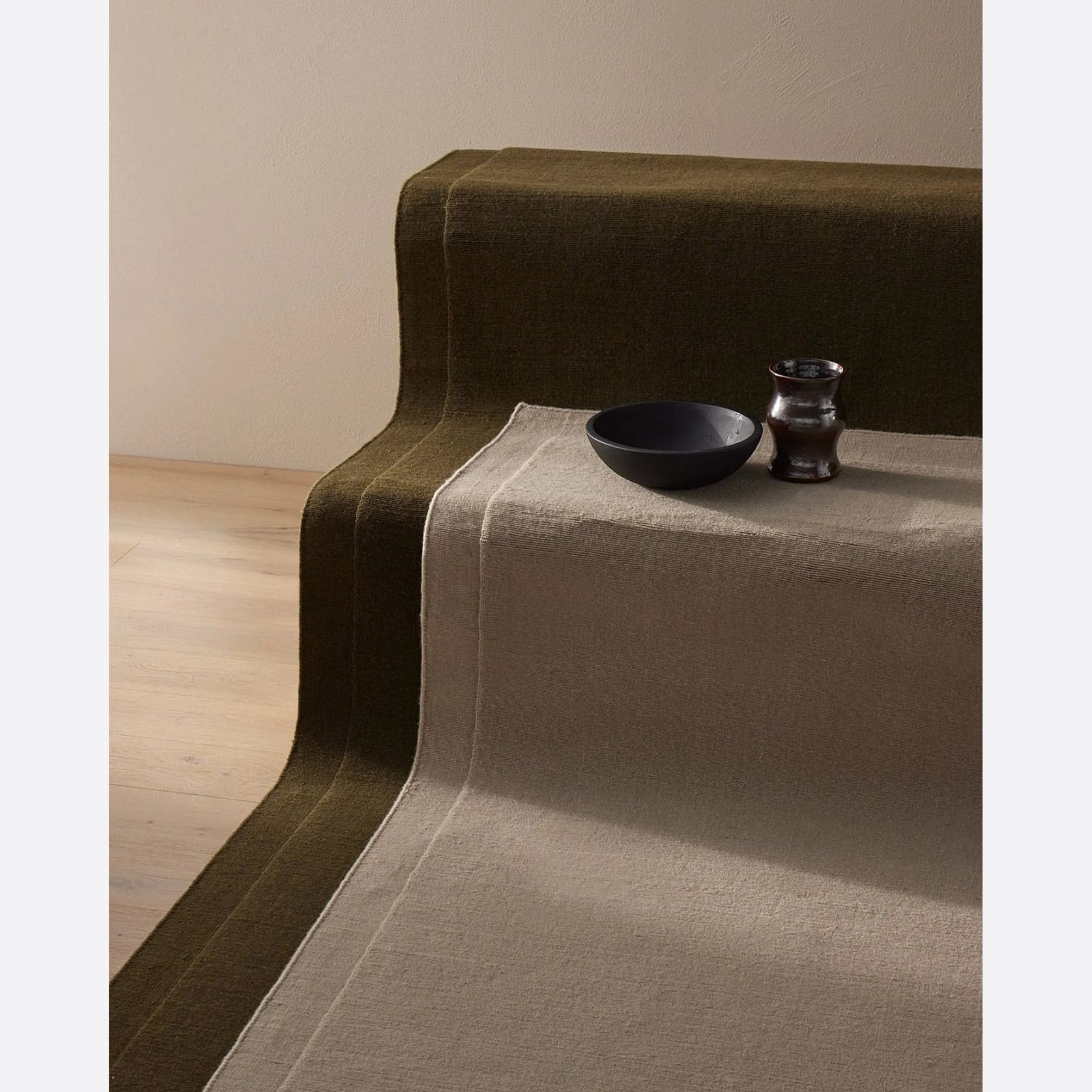 Weave Cassio 100% Wool Rug - Fog gallery detail image