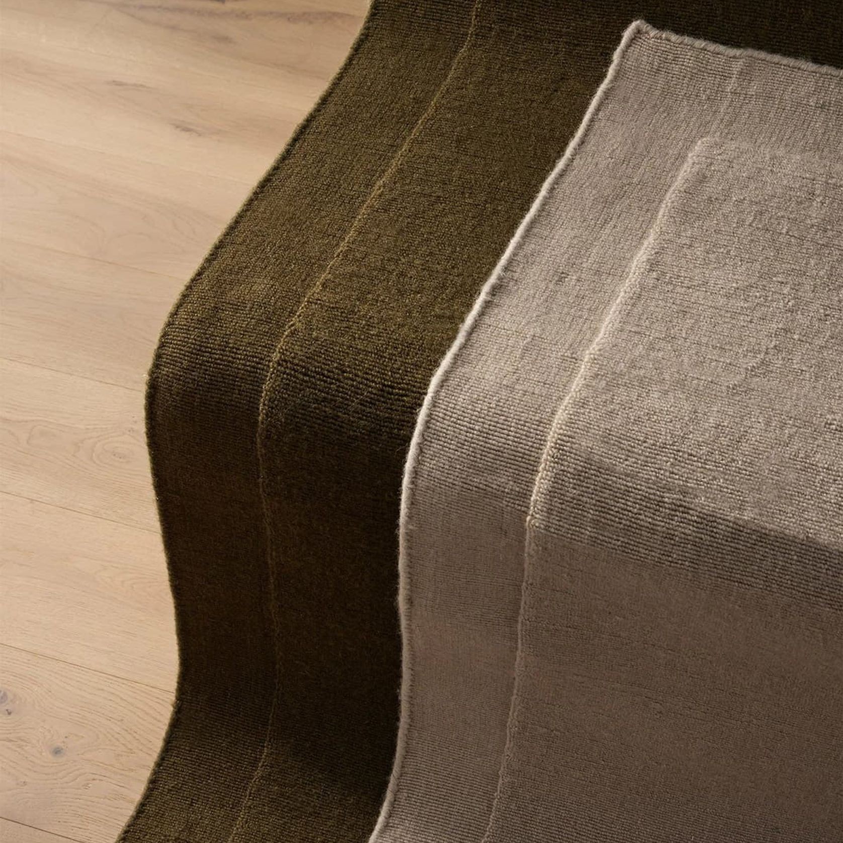 Weave Cassio 100% Wool Rug - Fog gallery detail image