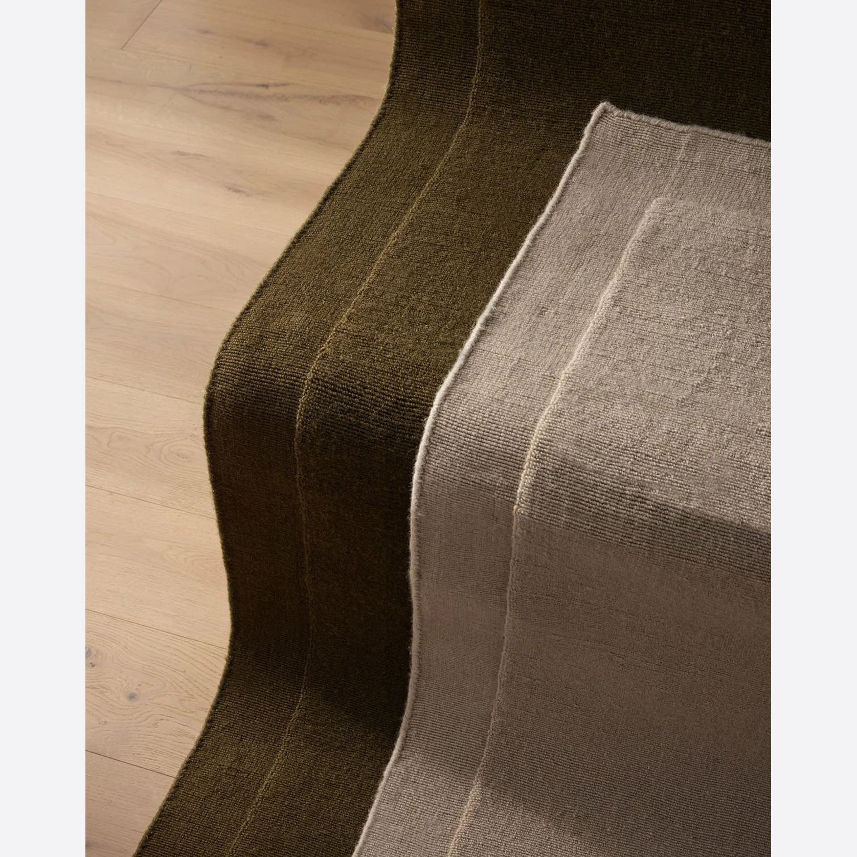 Weave Cassio 100% Wool Rug - Fog gallery detail image