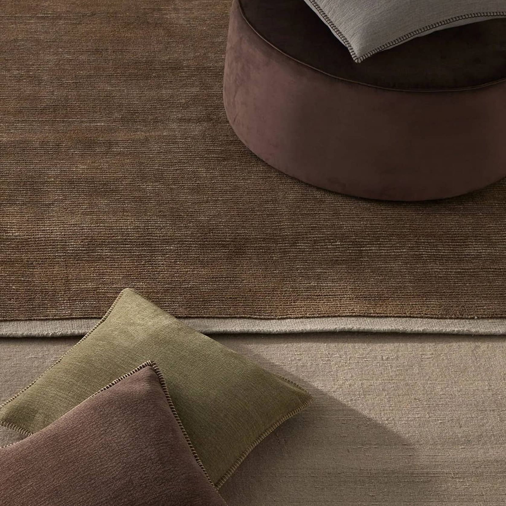 Weave Cassio 100% Wool Rug - Fog gallery detail image