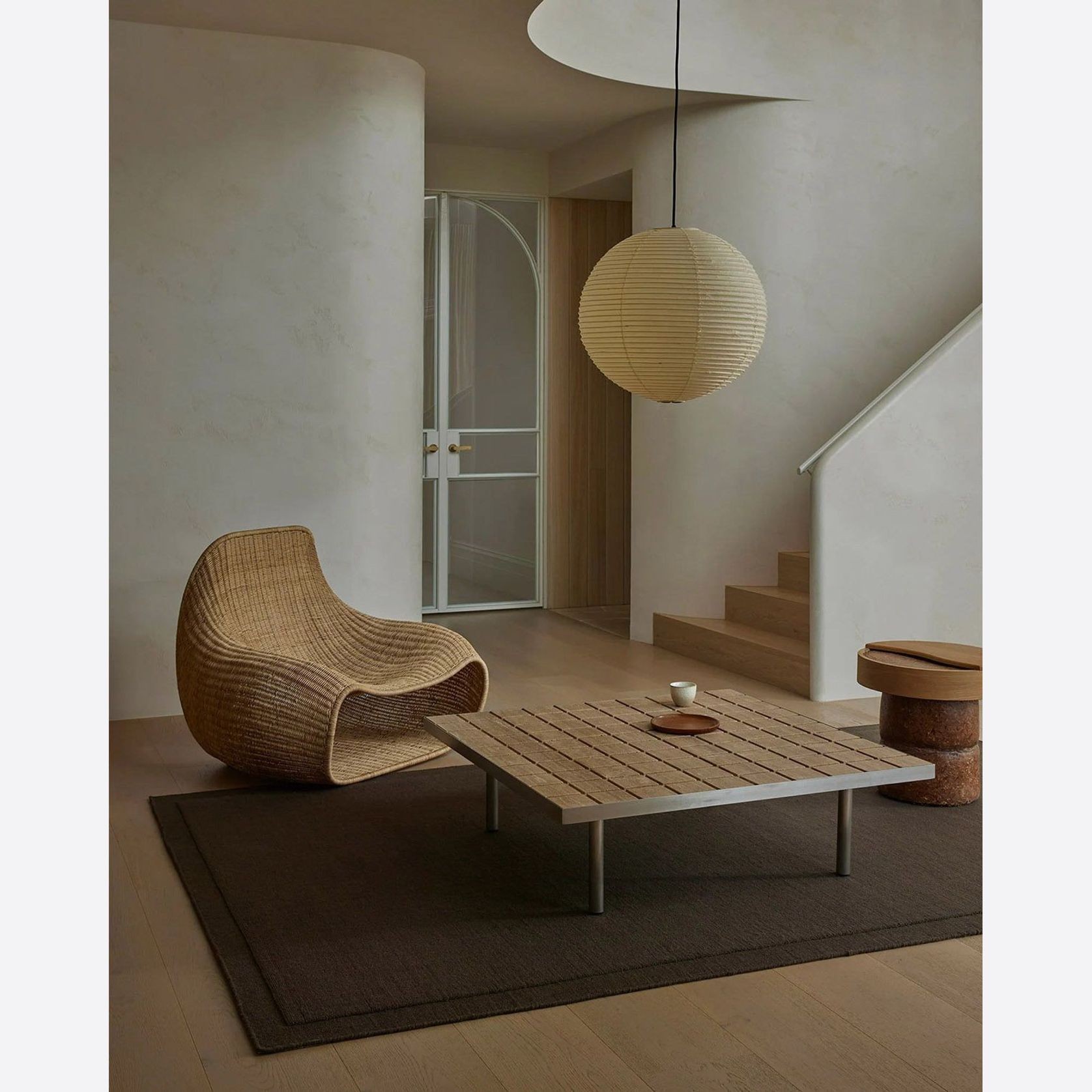 Weave Cassio 100% Wool Rug - Fudge gallery detail image