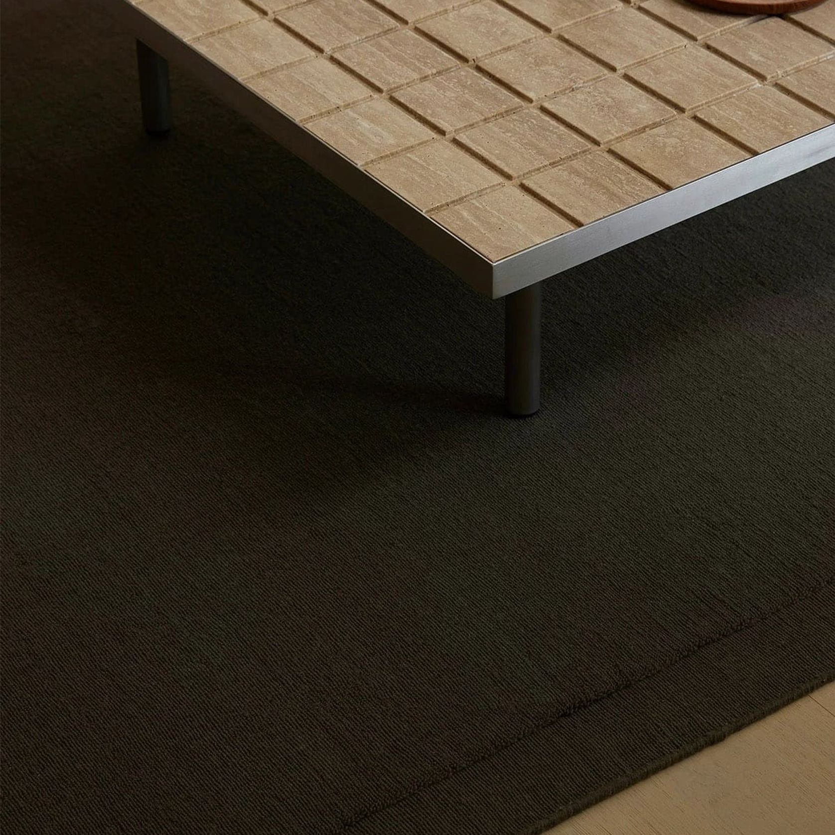 Weave Cassio 100% Wool Rug - Fudge gallery detail image
