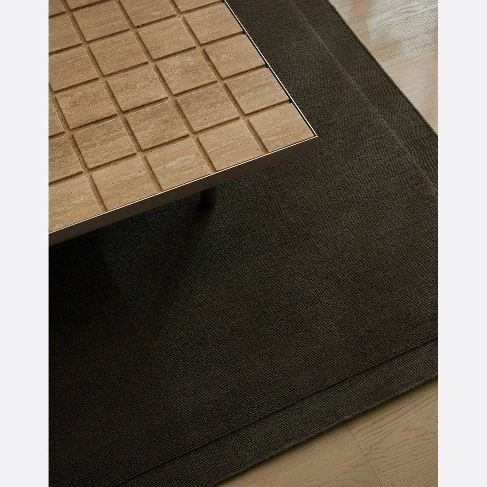 Weave Cassio 100% Wool Rug - Fudge gallery detail image