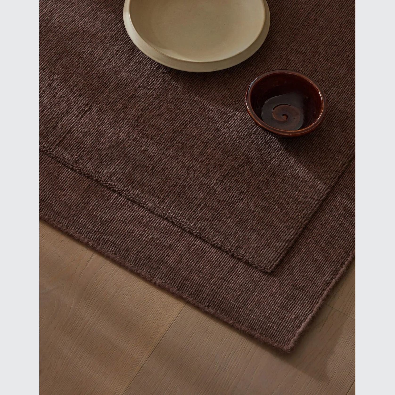 Weave Cassio 100% Wool Rug - Mulberry gallery detail image