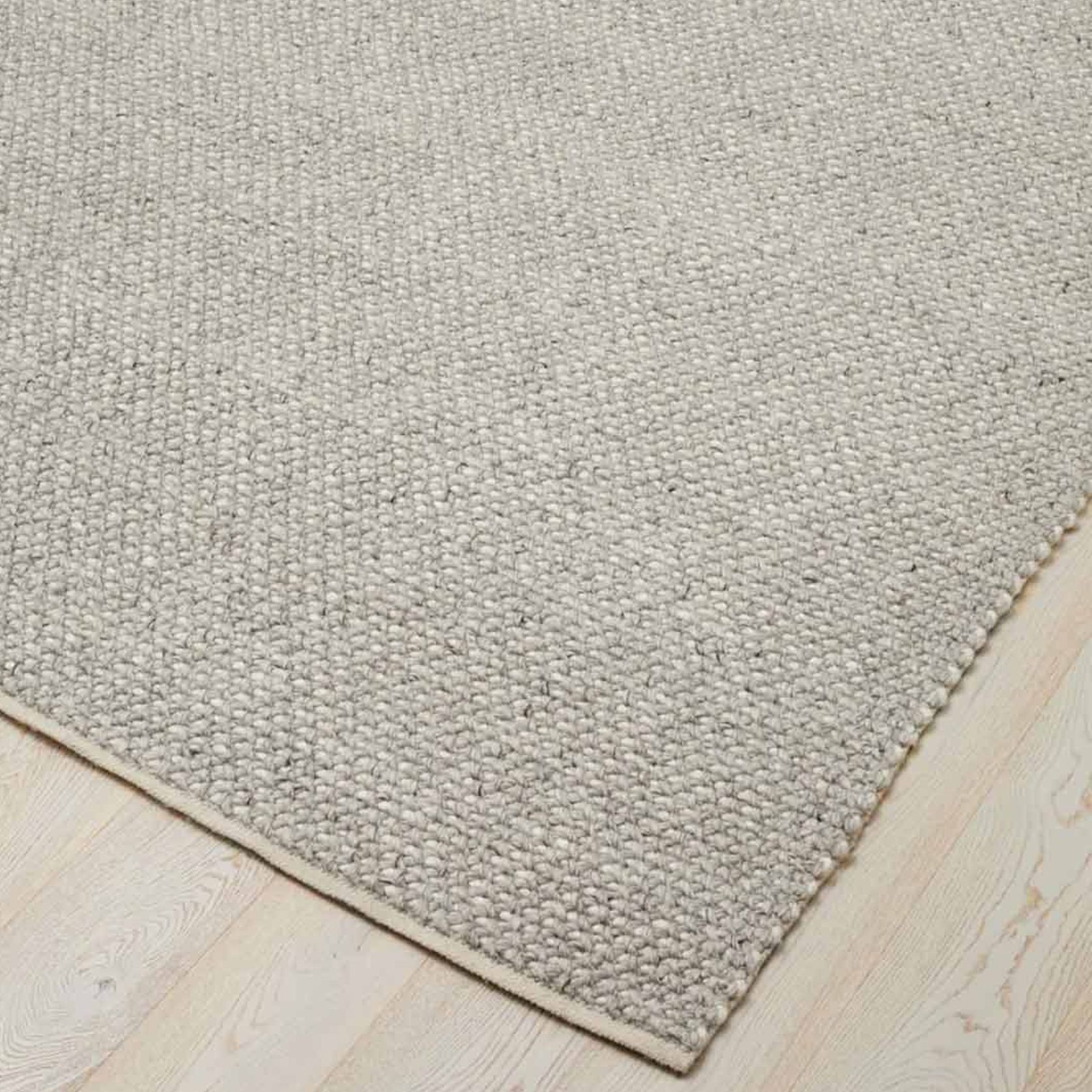 Weave Home Emerson Rug - Feather | Wool Blend Floor Rug gallery detail image