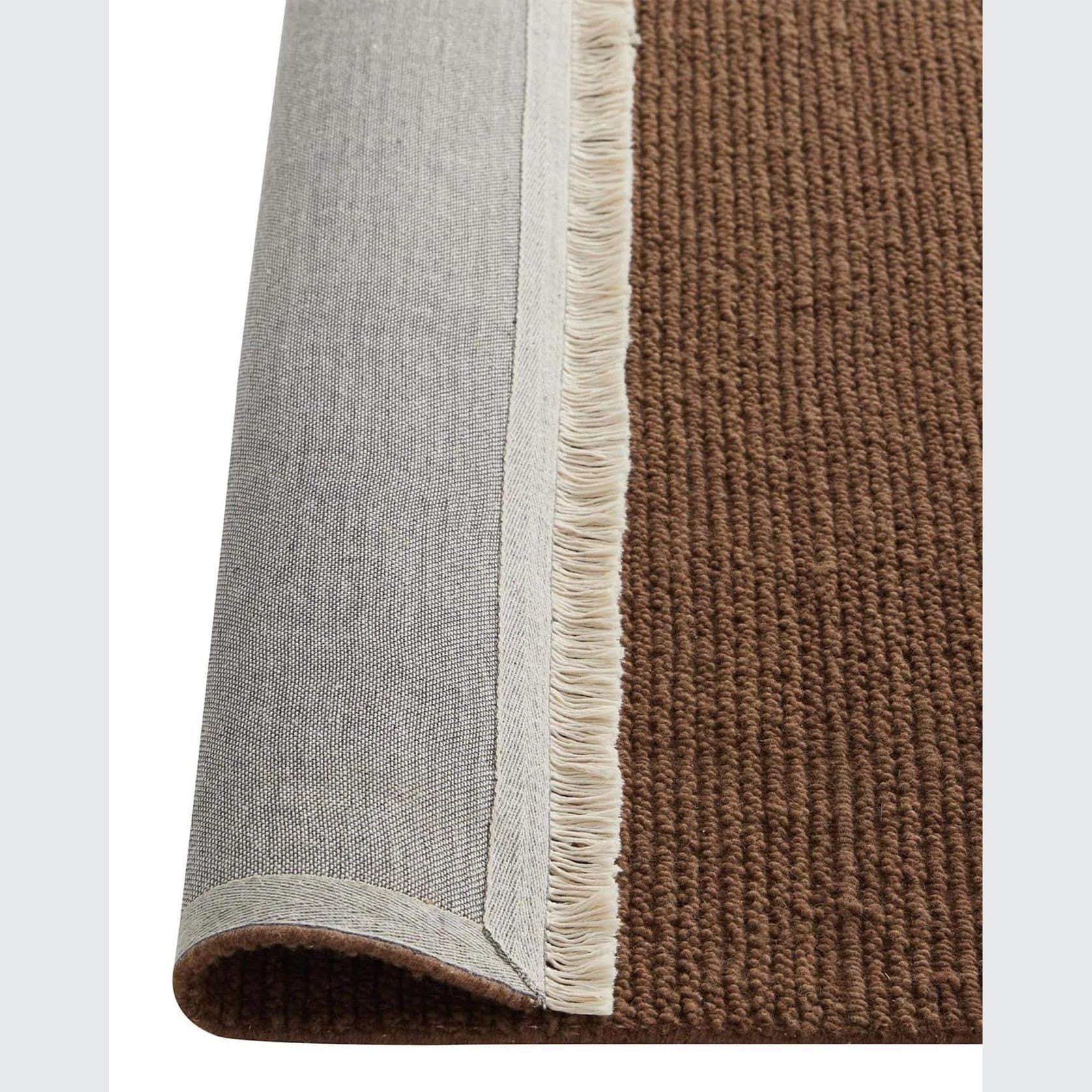 Weave Fabien 100% Wool Floor Rug - Bark gallery detail image
